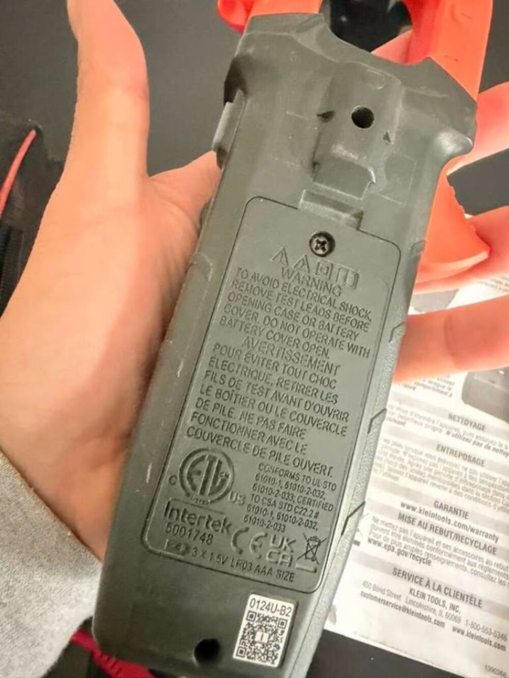 Klein Tools CL390 Digital Clamp Meter- Like New